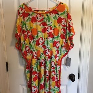 Disney Store caftan dress coverup Mickey Mouse XS